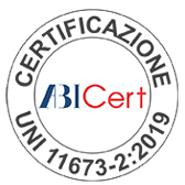 Certificato ABI Cert Uni 11673-2:2019